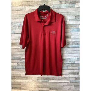 Men’s Cutter & Buck Polo Golf Shirt The Classics Red Size Large